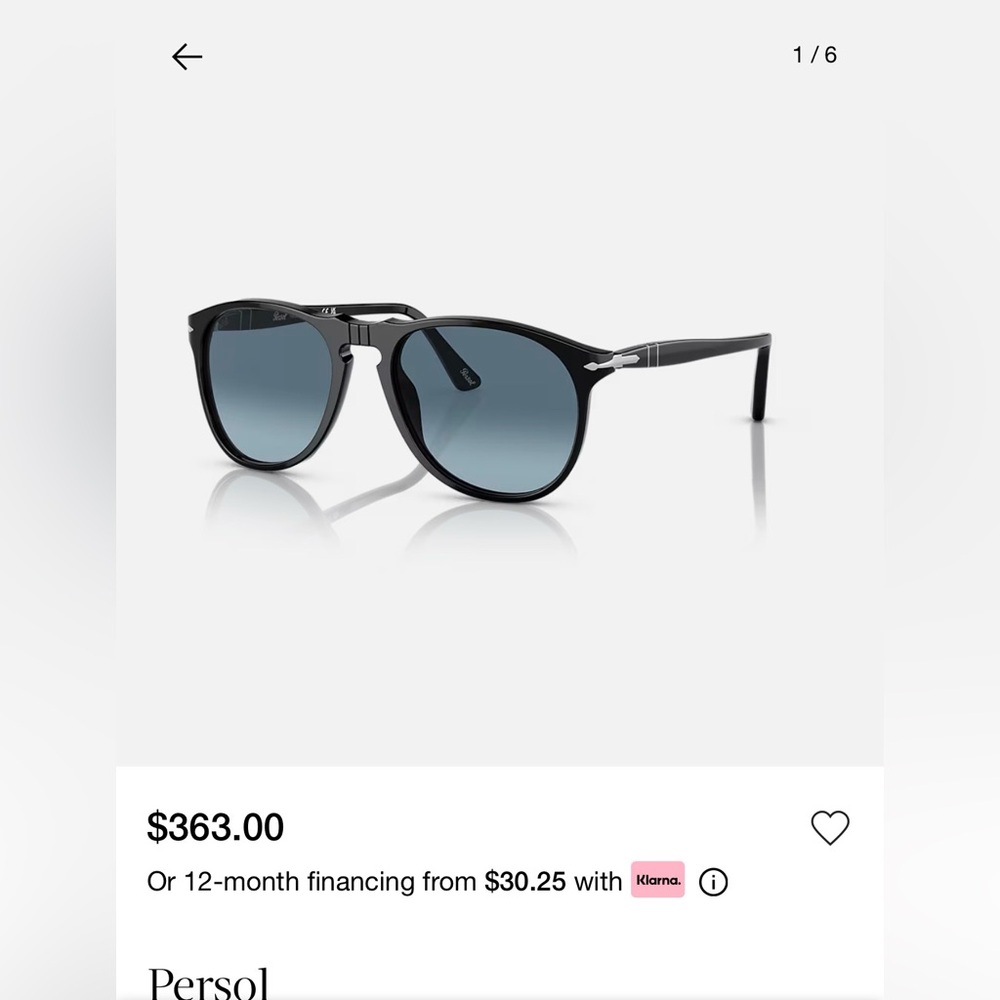 Men’s Persol Sunglasses PO9649S - brand new, never worn
